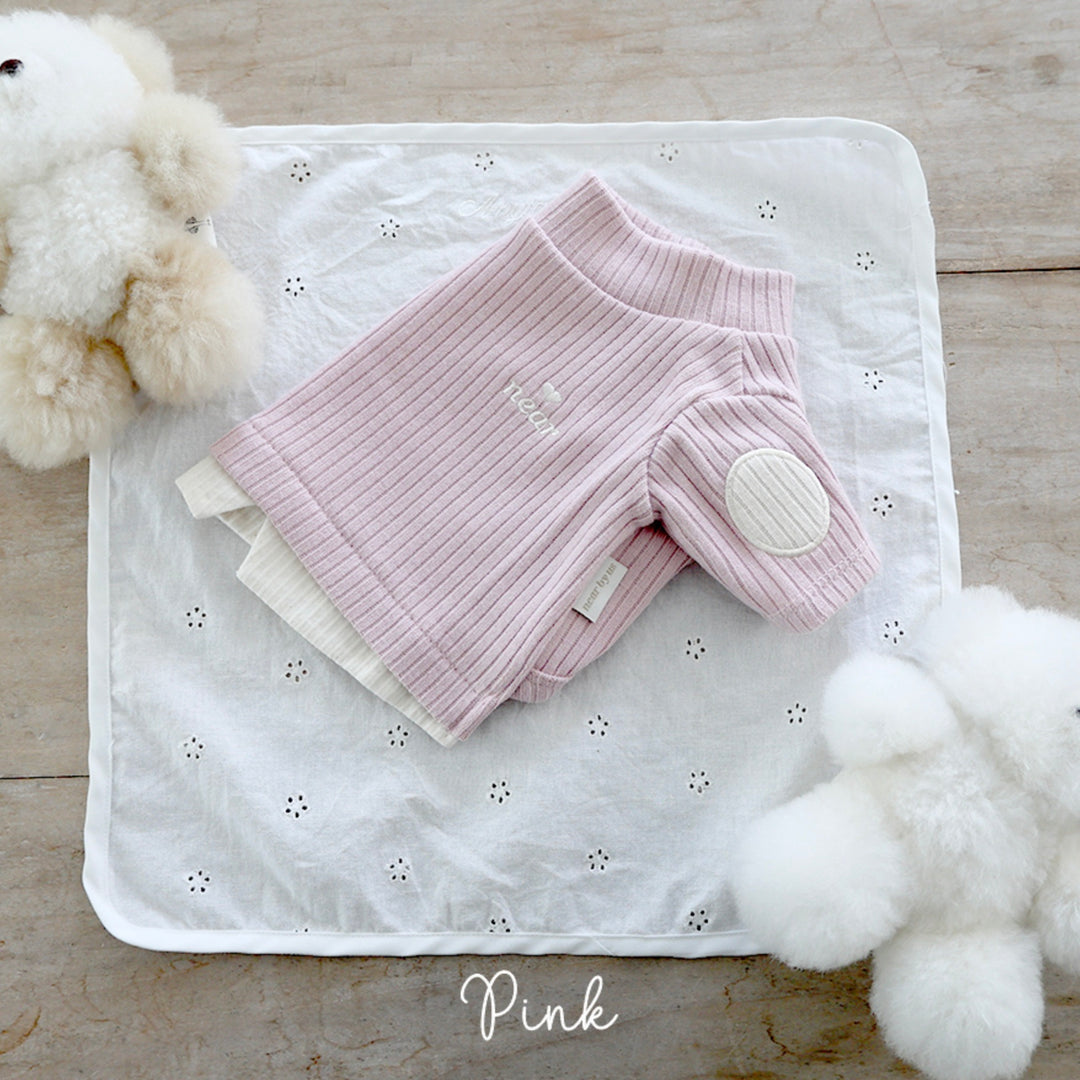 ※予約販売【near by us】Layered knit top（Pink）