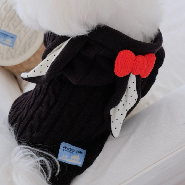 ※予約販売【FREDDIE TALE】Naughty Rabbit Cable Poncho
