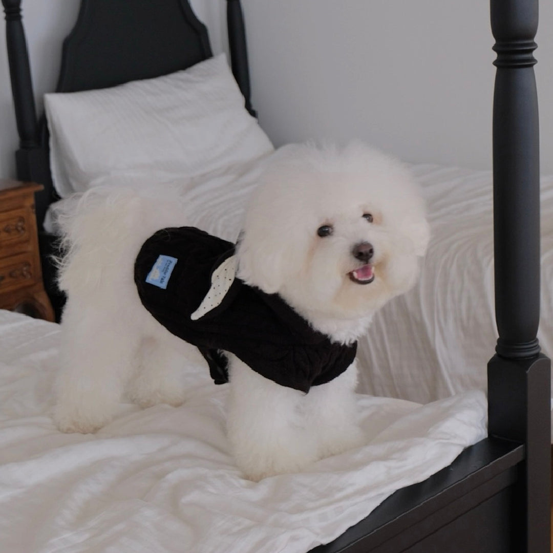 ※予約販売【FREDDIE TALE】Naughty Rabbit Cable Poncho