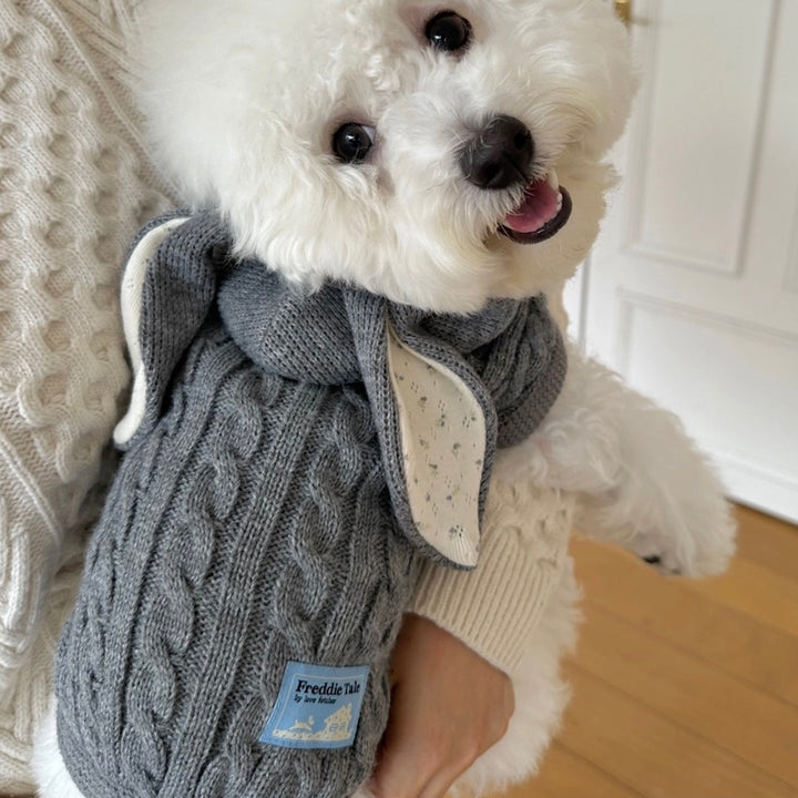 ※予約販売【FREDDIE TALE】Mr.Rabbit Cable Poncho