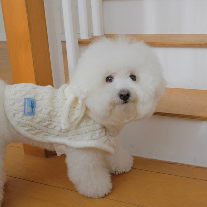 ※予約販売【FREDDIE TALE】Sweet Rabbit Cable Poncho