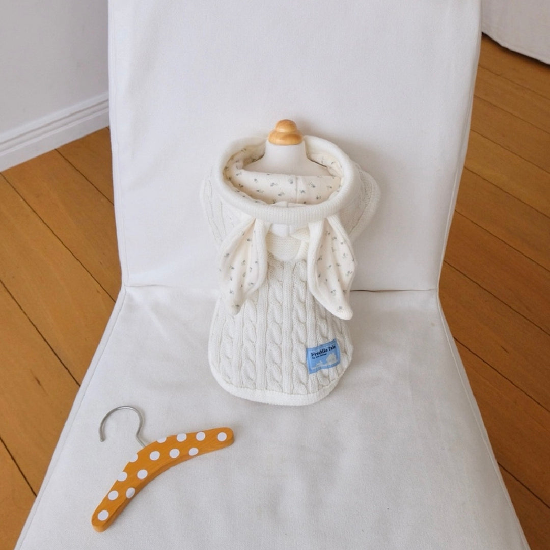 ※予約販売【FREDDIE TALE】Sweet Rabbit Cable Poncho