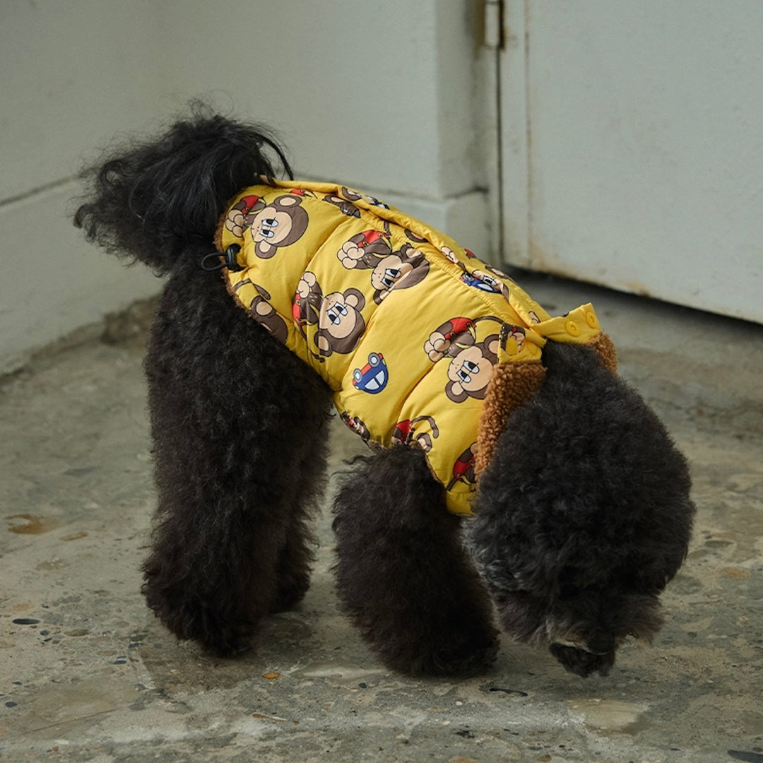 ※予約販売【andblank】Bebe Peanut Monkey Reversible Padding