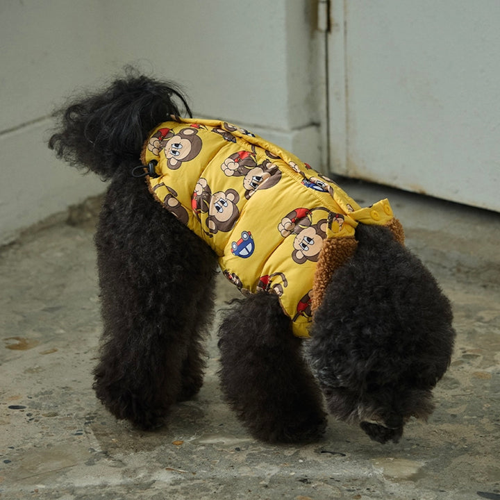 ※予約販売【andblank】Bebe Peanut Monkey Reversible Padding