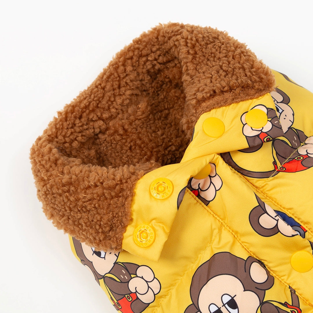 ※予約販売【andblank】Bebe Peanut Monkey Reversible Padding
