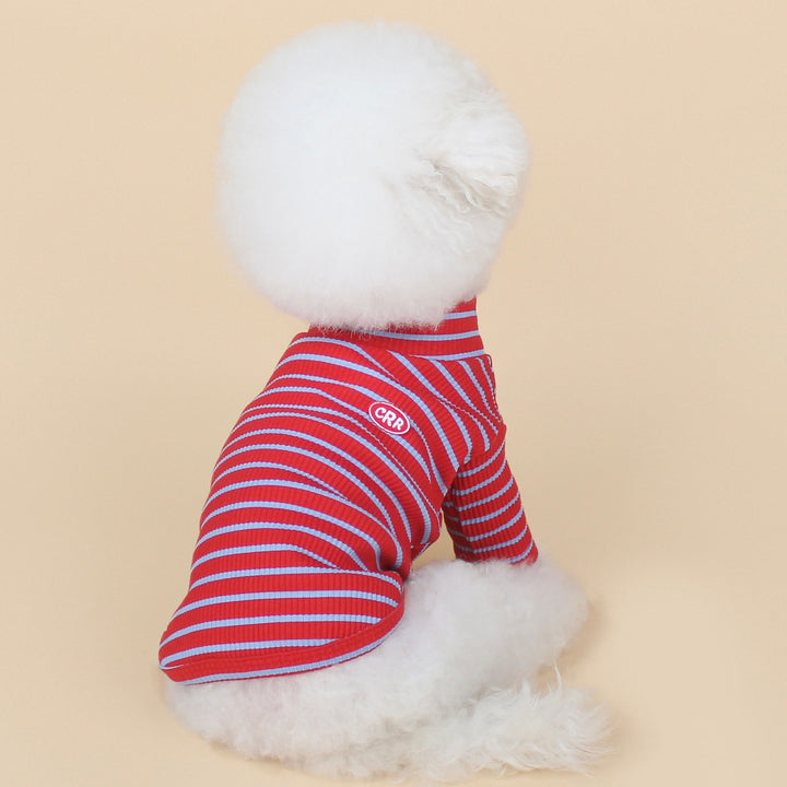 ※予約販売【CRR】Pop Stripe Polar Tee（Red）