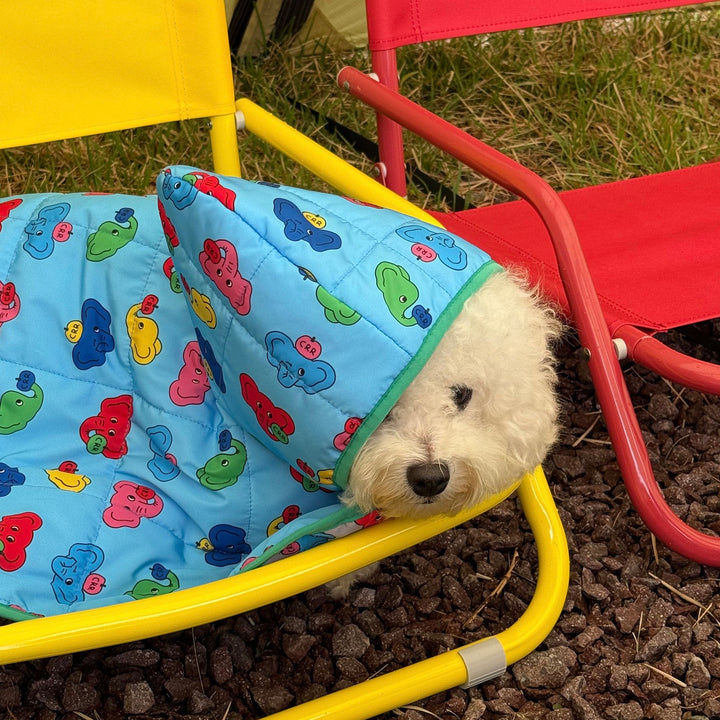 即納【CRR】Elephant Reversible Padded-Blanket