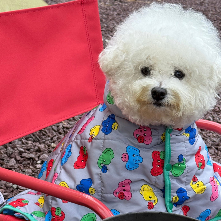 即納【CRR】Elephant Reversible Padded-Blanket