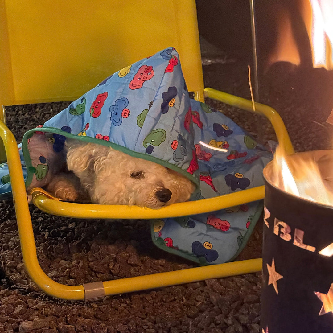 即納【CRR】Elephant Reversible Padded-Blanket