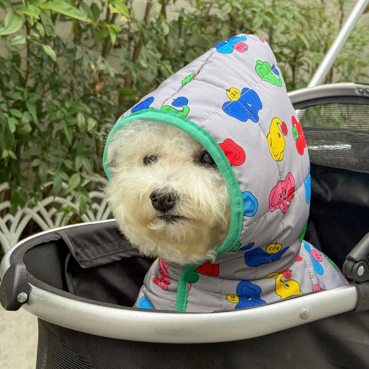 即納【CRR】Elephant Reversible Padded-Blanket