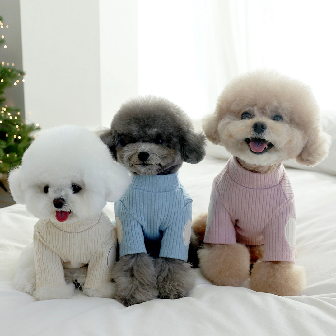 ※予約販売【near by us】Layered knit top（Blue）