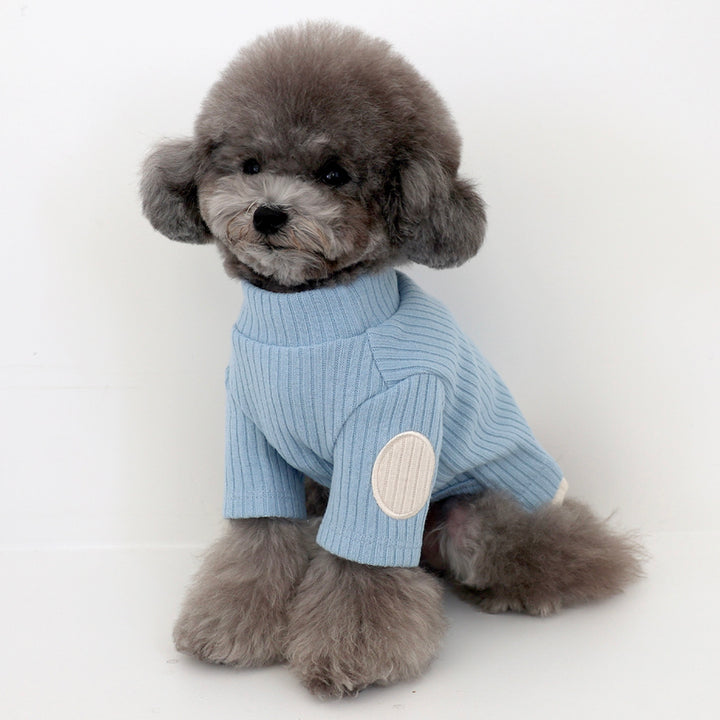 ※予約販売【near by us】Layered knit top（Blue）