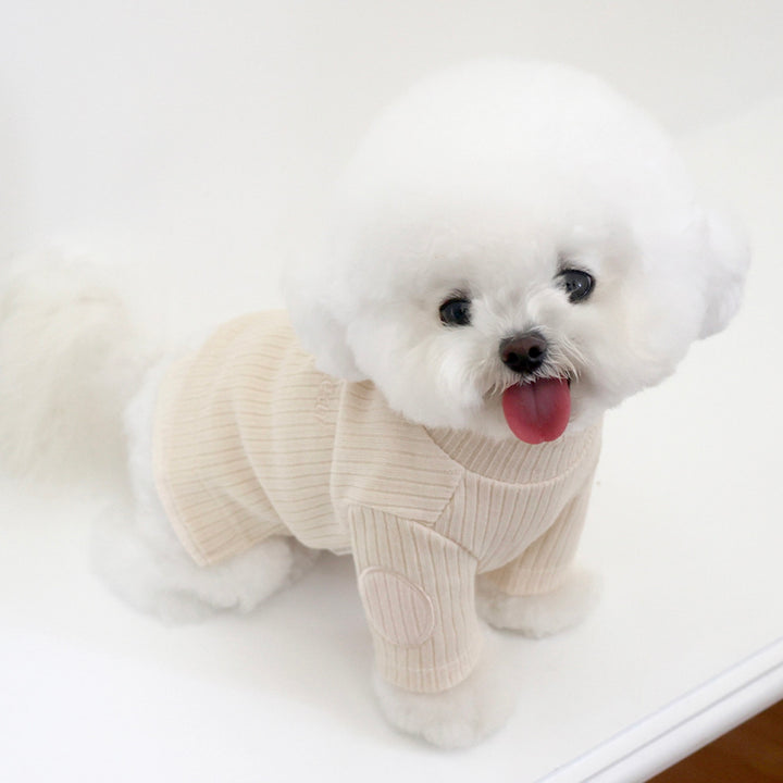 ※予約販売【near by us】Layered knit top（Butter）