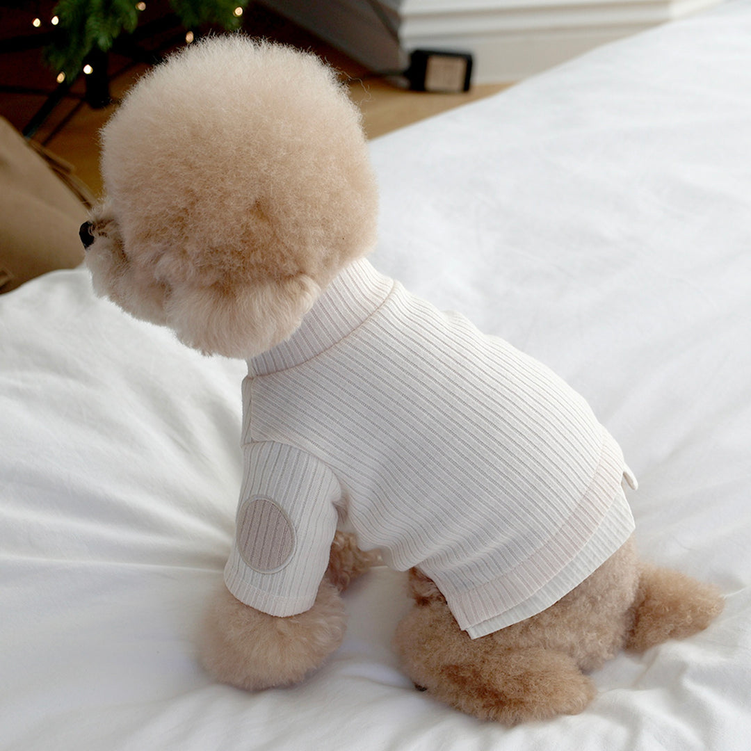 ※予約販売【near by us】Layered knit top（Cream）