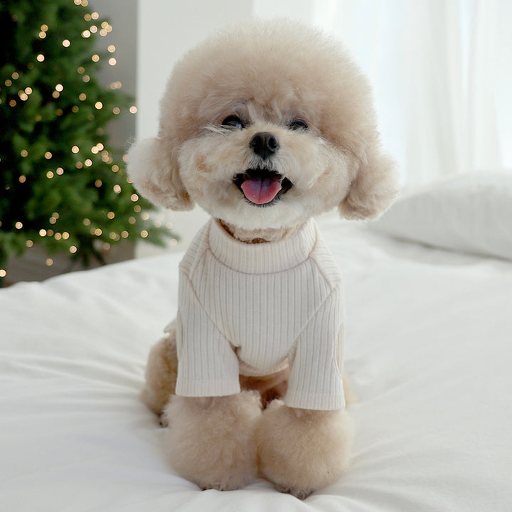 ※予約販売【near by us】Layered knit top（Cream）