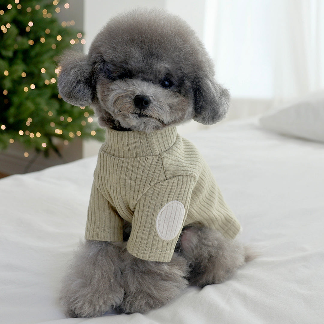 ※予約販売【near by us】Layered knit top（Khaki）