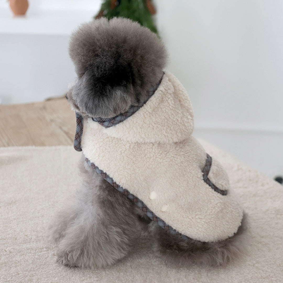 ※予約販売【near by us】Winter hood coat（Beige）