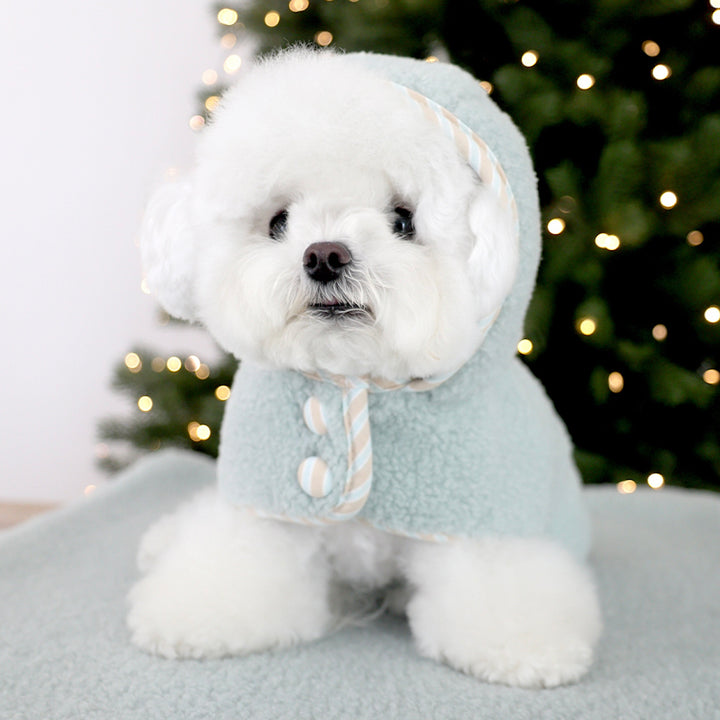 ※予約販売【near by us】Winter hood coat（Mint）