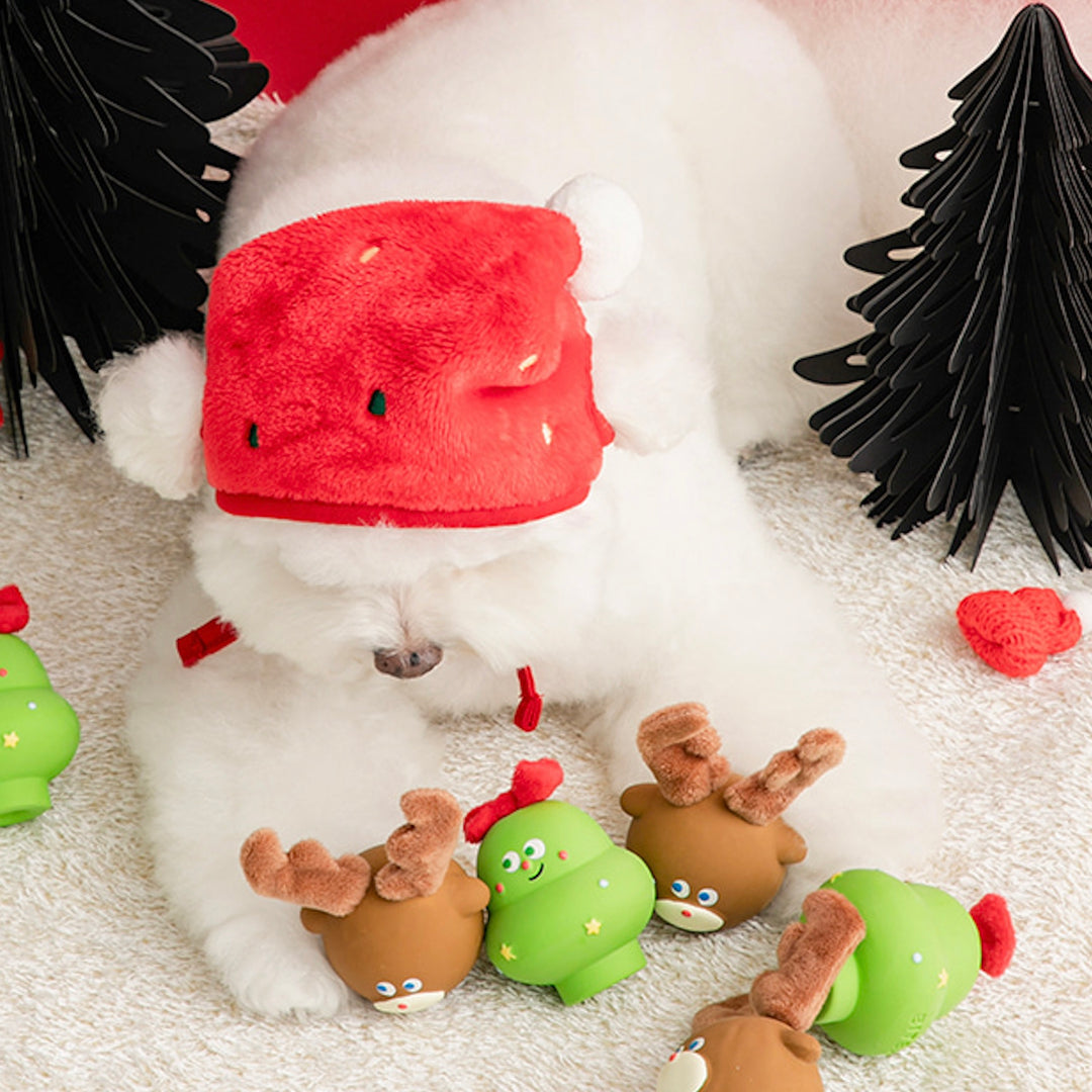 即納【BITE ME】Furry Christmas Latex Toy - Rudolph & Tree