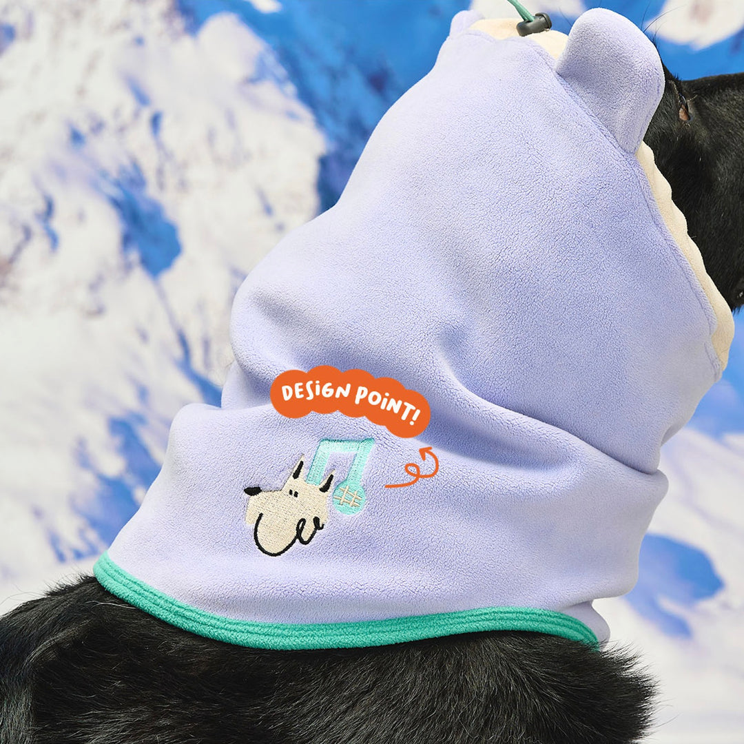 即納【munikund】Music Note Neck Warmer