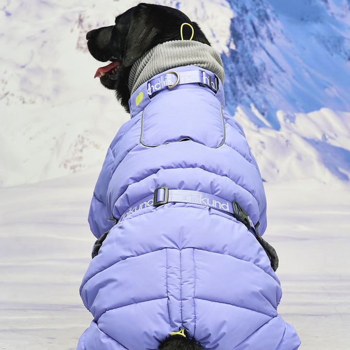 ※予約販売【munikund】Thermal Up Padding Air 2 Overall -（Berry Blue）