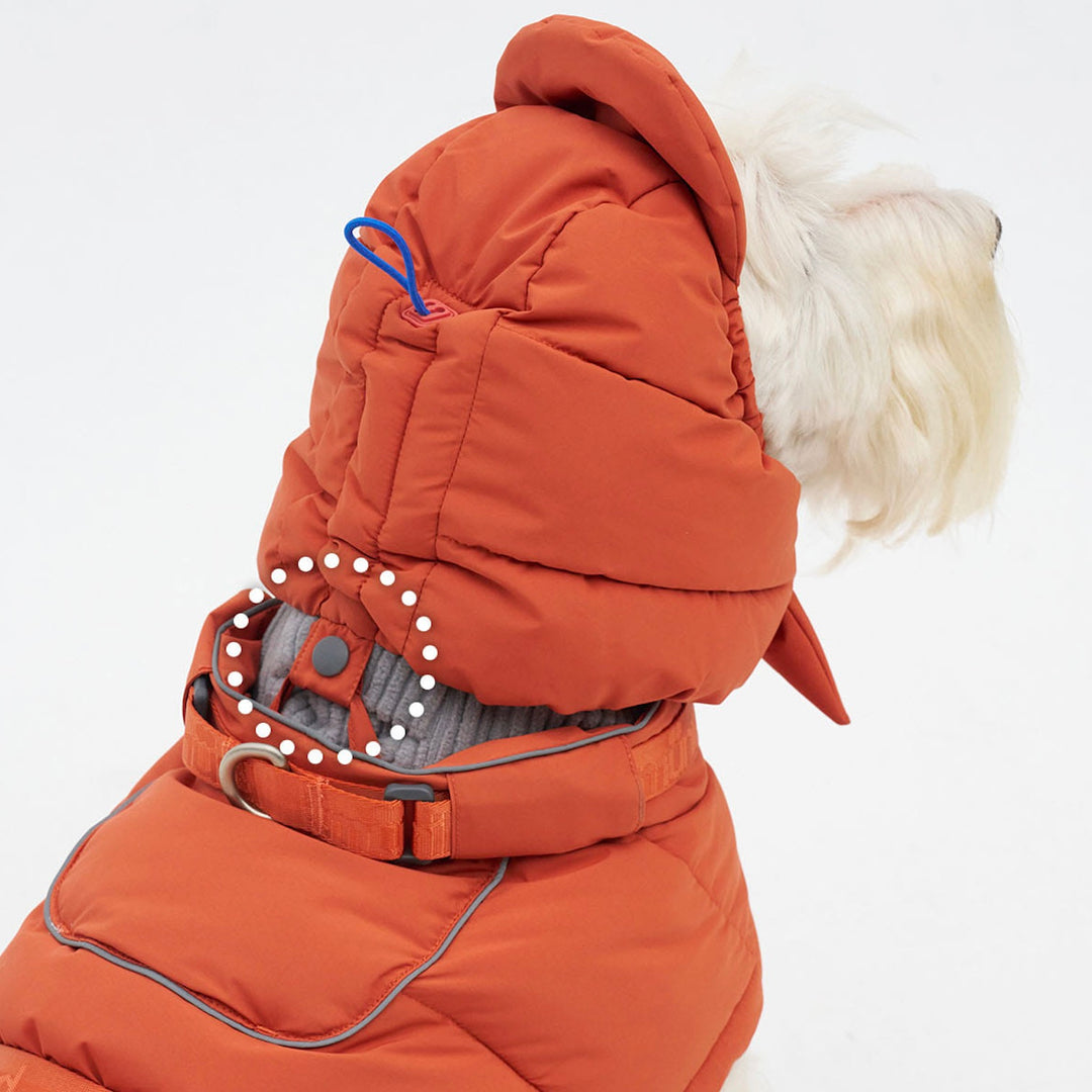 ※予約販売【munikund】Thermal Up Padding Air 2 Overall -（Clay Brick）