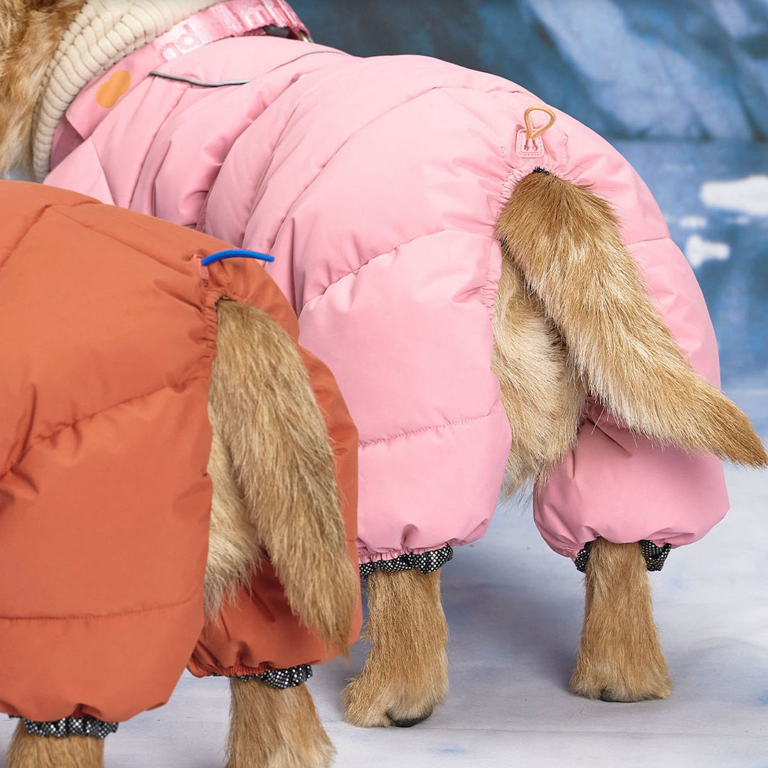 ※予約販売【munikund】Thermal Up Padding Air 2 Overall -（Dusty Pink）