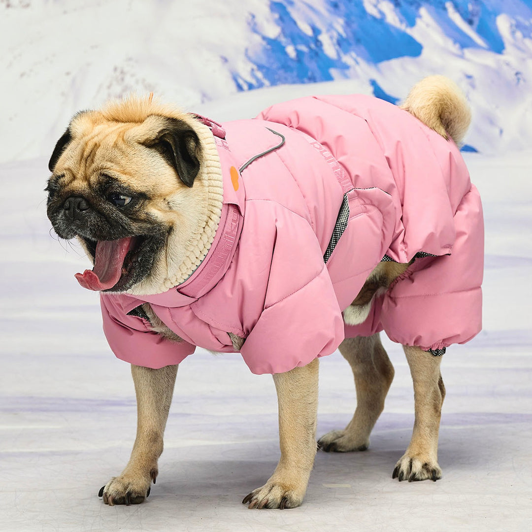 ※予約販売【munikund】Thermal Up Padding Air 2 Overall -（Dusty Pink）