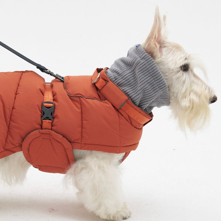 ※予約販売【munikund】Thermal Up Padding Air 2 Overall -（Clay Brick）