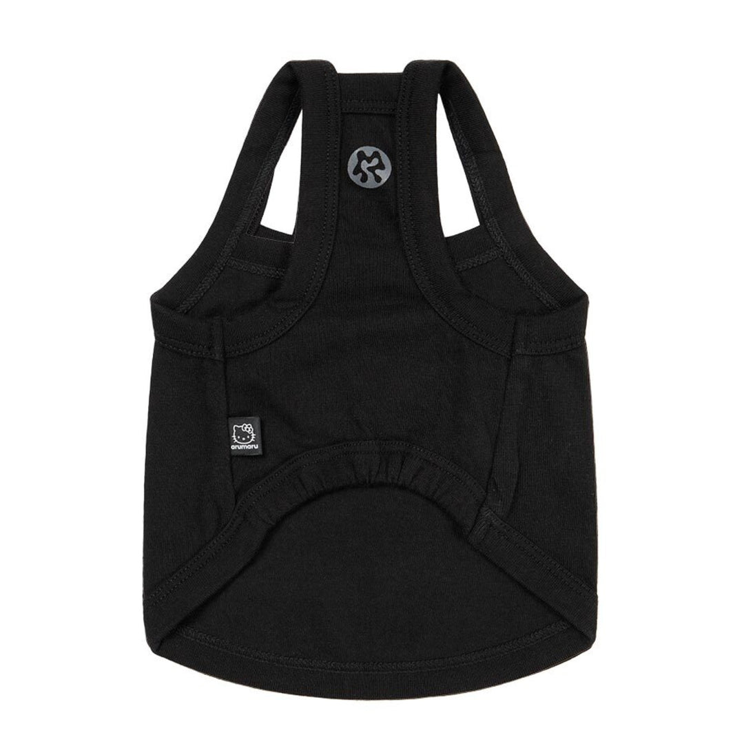※予約販売【ARUMARU】HELLO KITTY × ARUMARU Pet Logo Crop Top（Black）