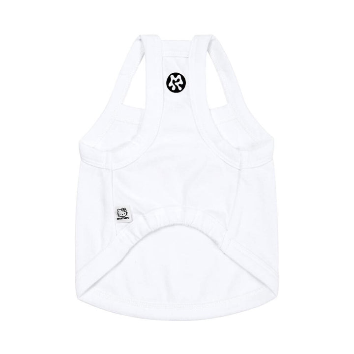 ※予約販売【ARUMARU】HELLO KITTY × ARUMARU Pet Logo Crop Top（White）