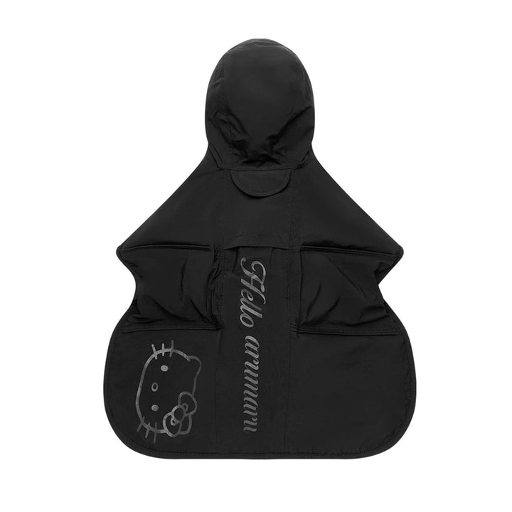 ※予約販売【ARUMARU】HELLO KITTY × ARUMARU Rain Jacket set（Black）
