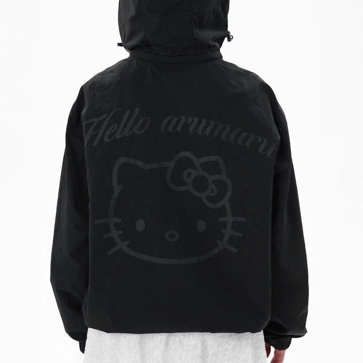 ※予約販売【ARUMARU】HELLO KITTY × ARUMARU Rain Jacket set（Black）