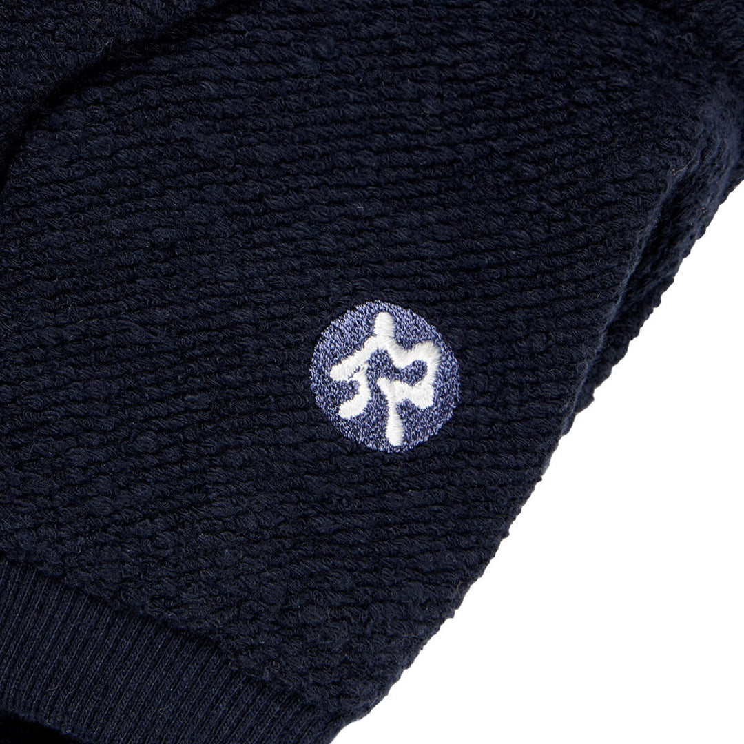 ※予約販売【ARUMARU】HELLO KITTY × ARUMARU Pet cropped hoodie zip jacket（Navy）