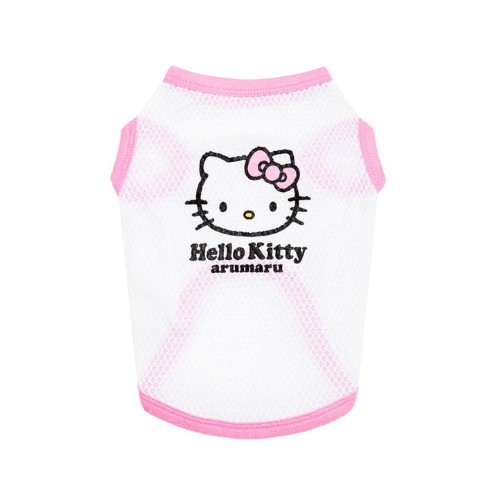 ※予約販売【ARUMARU】HELLO KITTY × ARUMARU Pet sleeveless mesh top（Pink）