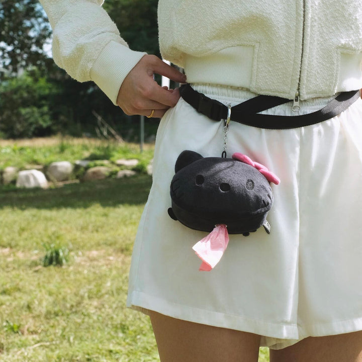 ※予約販売【ARUMARU】HELLO KITTY × ARUMARU Poop bag key ring（Black）