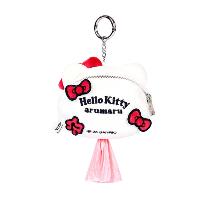 ※予約販売【ARUMARU】HELLO KITTY × ARUMARU Poop bag key ring（White）