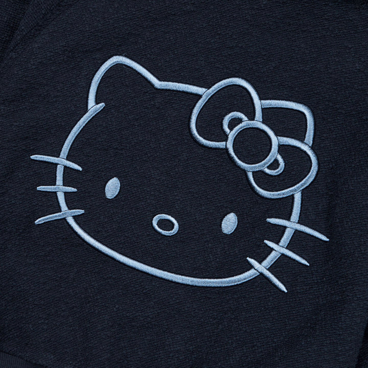 ※予約販売【ARUMARU】HELLO KITTY × ARUMARU Cropped hoodie zip jacket set（Navy）