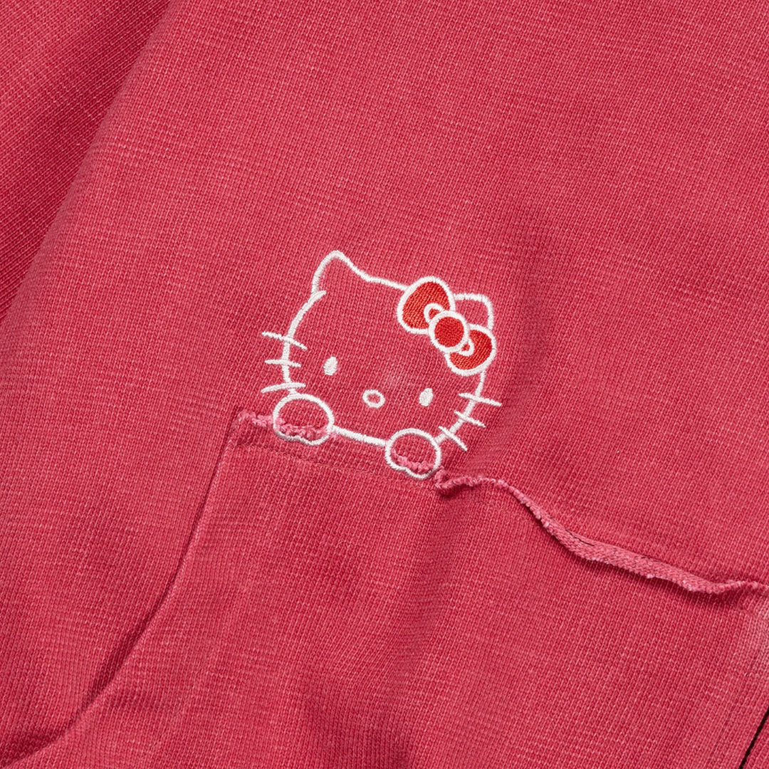 ※予約販売【ARUMARU】HELLO KITTY × ARUMARU Originalfit hoodie zip jacket set（Red）