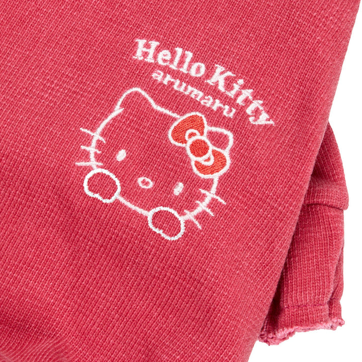 ※予約販売【ARUMARU】HELLO KITTY × ARUMARU Originalfit hoodie zip jacket set（Red）