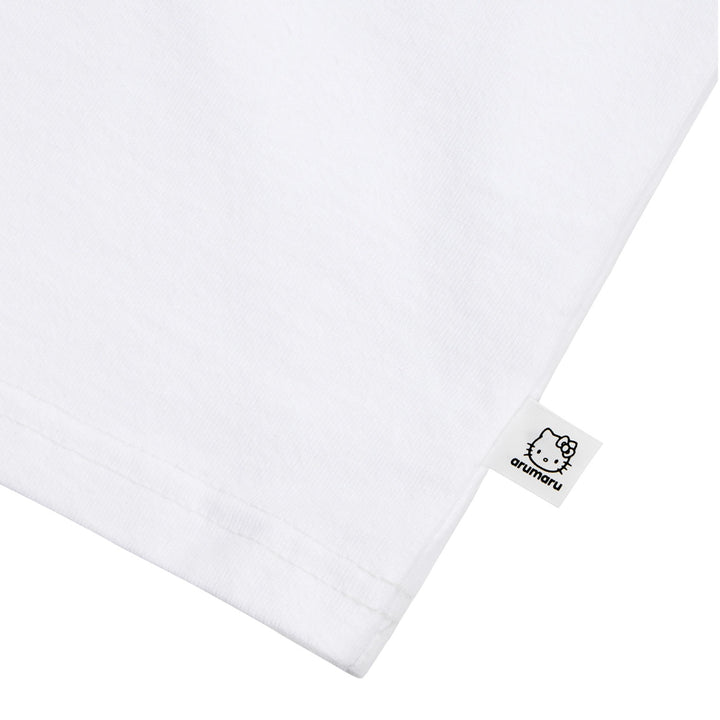 ※予約販売【ARUMARU】HELLO KITTY × ARUMARU Logo crop top set（White）