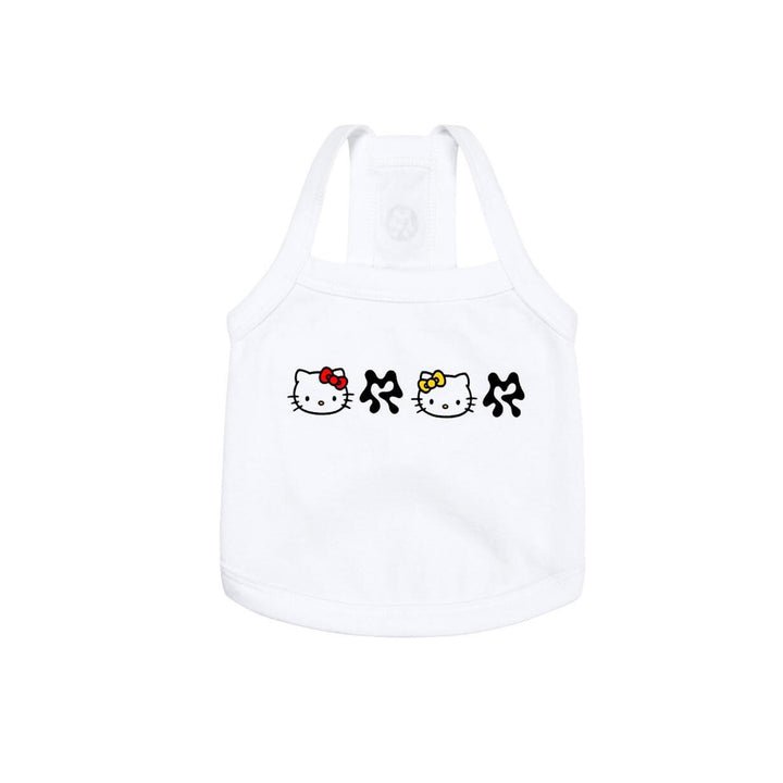 ※予約販売【ARUMARU】HELLO KITTY × ARUMARU Logo crop top set（White）