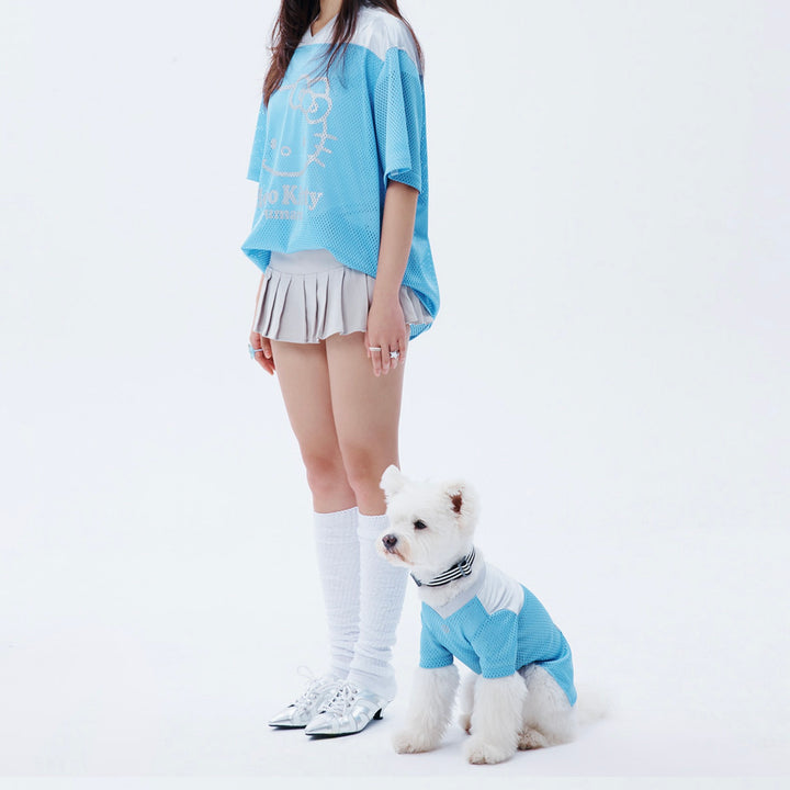 ※予約販売【ARUMARU】HELLO KITTY × ARUMARU Football Jersey set（Sky blue）