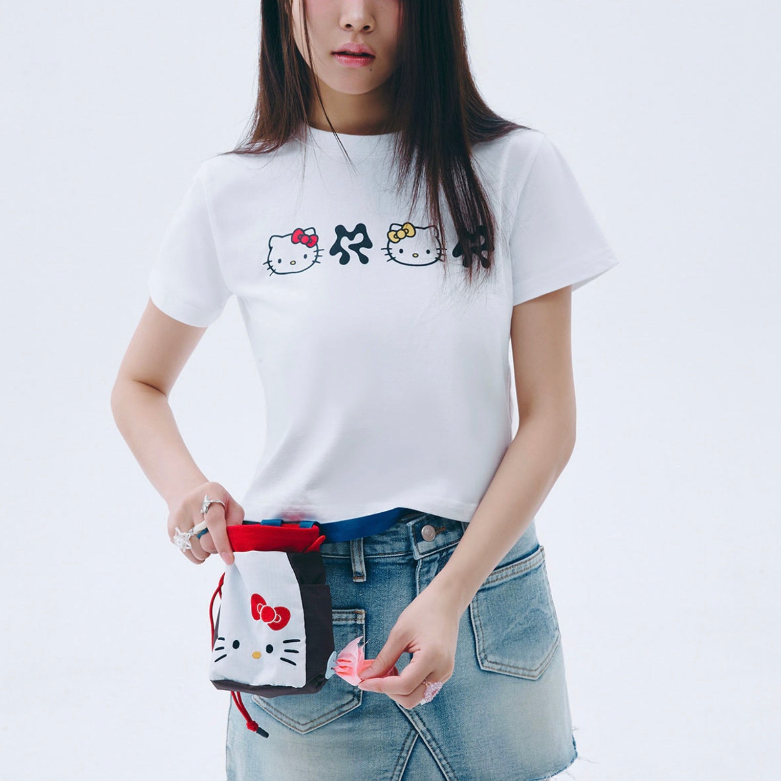 犬とペアルック　レディース Hello Kitty arumaru Tシャツ 海外犬服 高品質なインポートのドッグウェア通販 