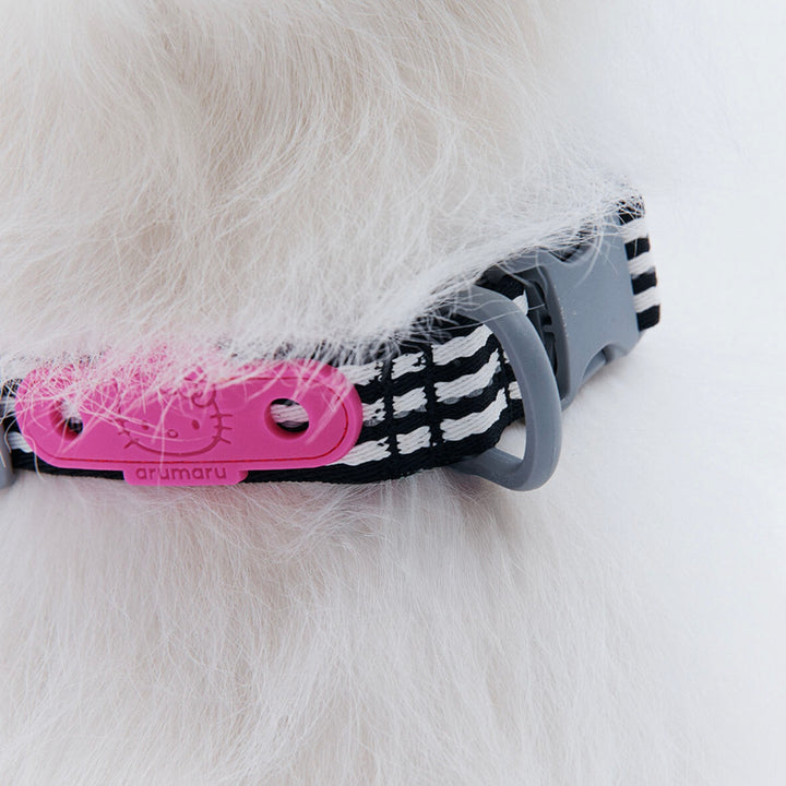 ※予約販売【ARUMARU】HELLO KITTY × ARUMARU Dog collar（Black）