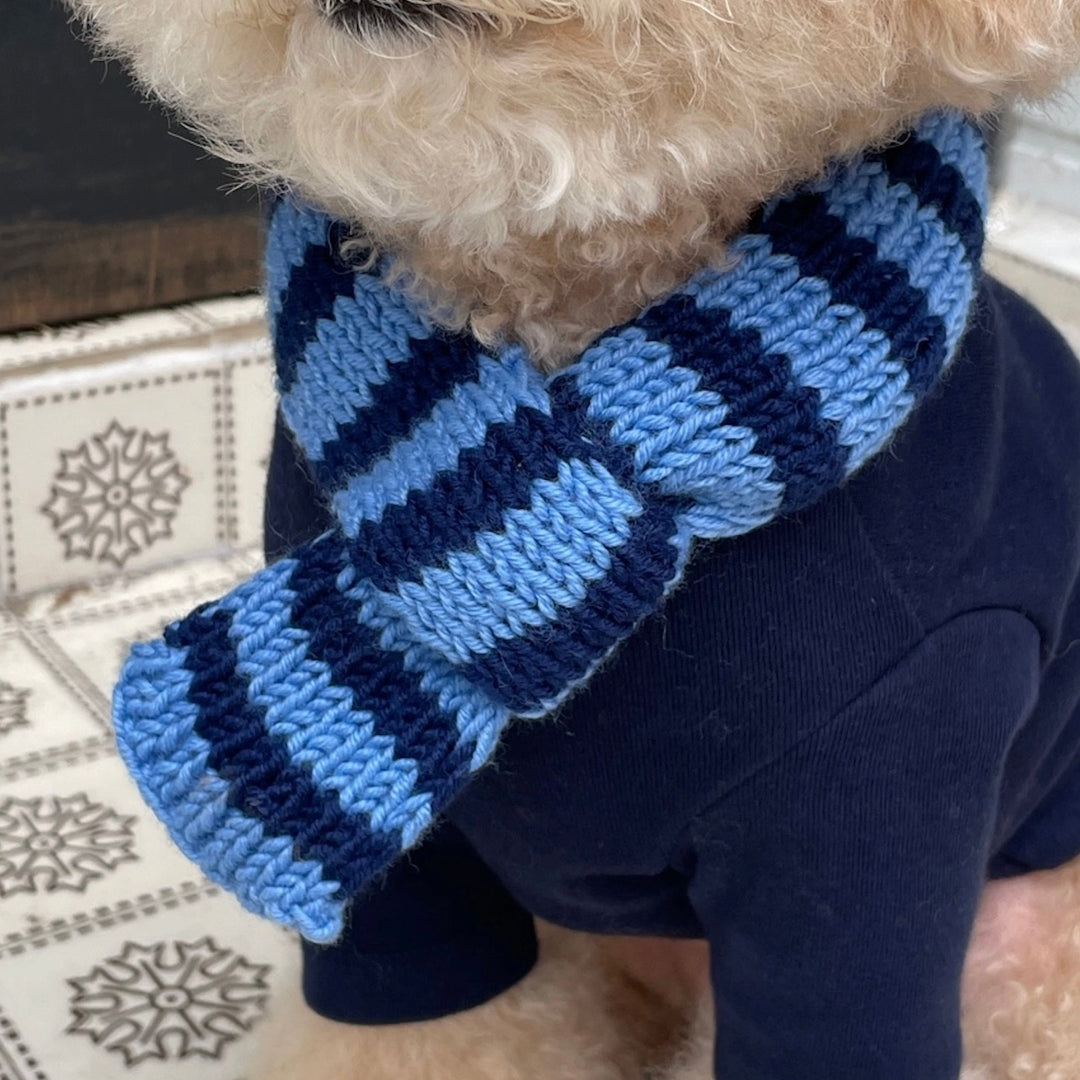 ※予約販売【FREDDIE TALE】Classc stripe muffler（Bluebreey）