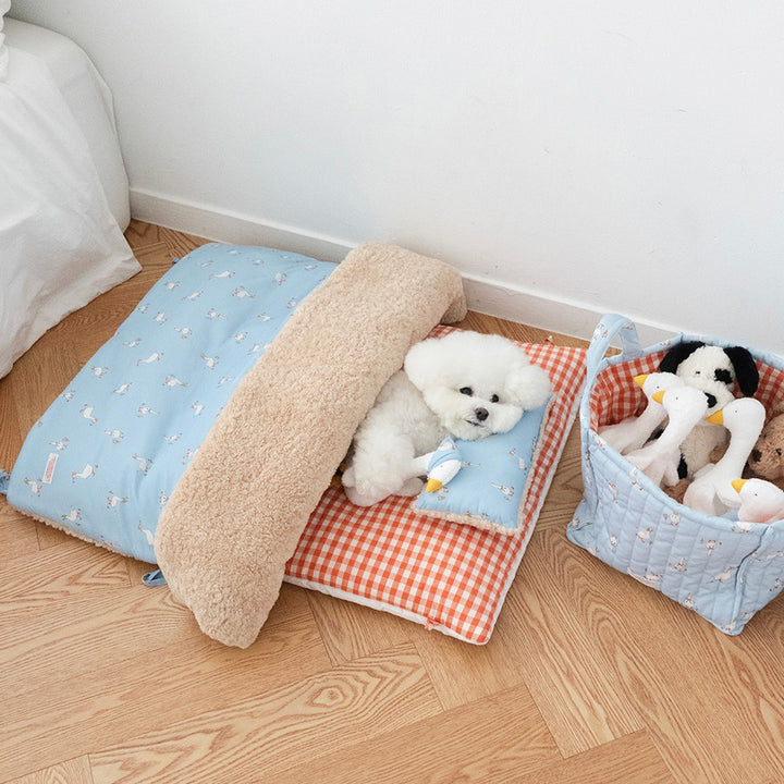 ※予約販売【noutti】Duck Toy Basket（Sky / Orange Red）