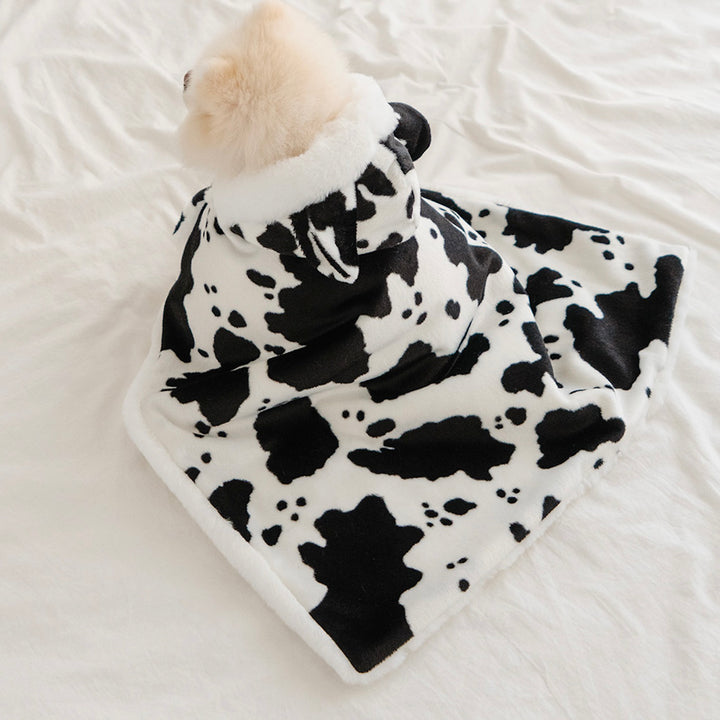 即納【noutti】Cow Cape Blanket