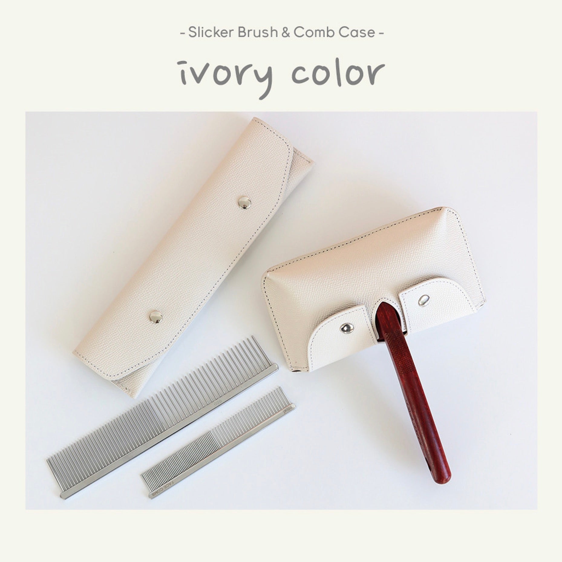 犬服^ ^本革コームケース 海外犬服 高品質なインポートのドッグウェア通販【Chiot】Leather Comb