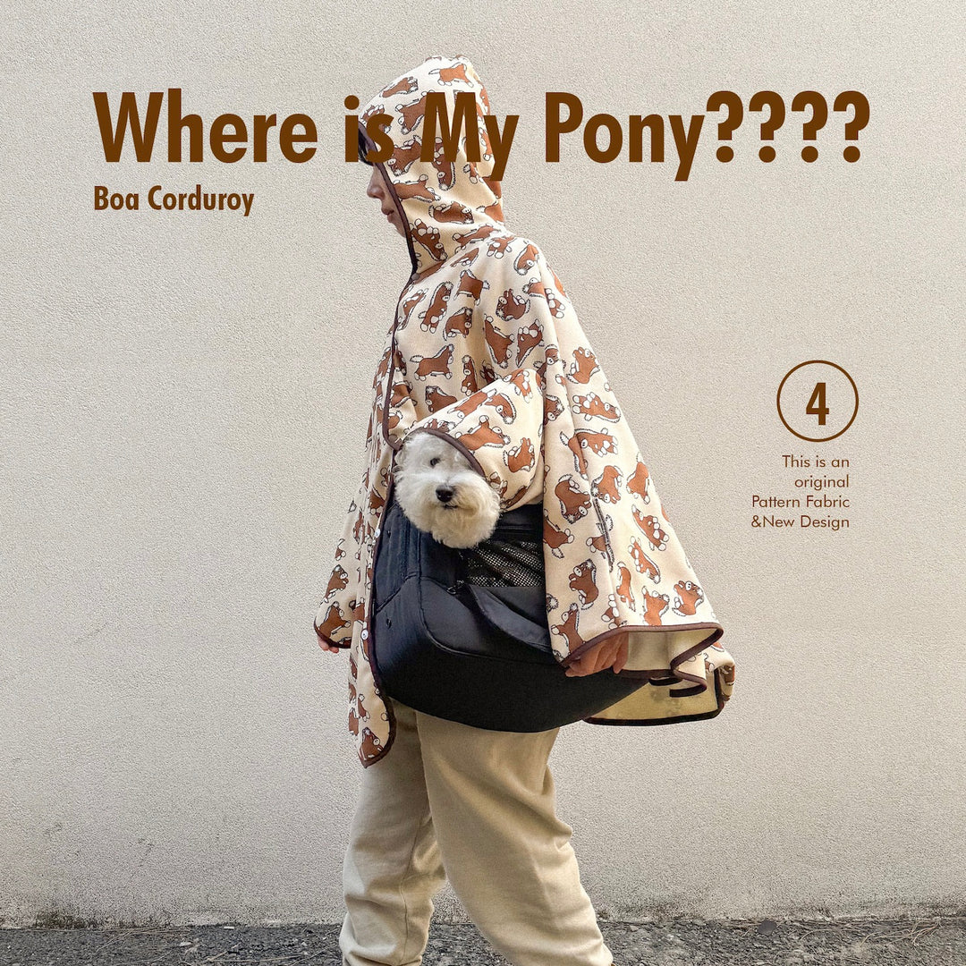※予約販売【CRR】Pony Soft corduroy Boa Blanket For me（人用）